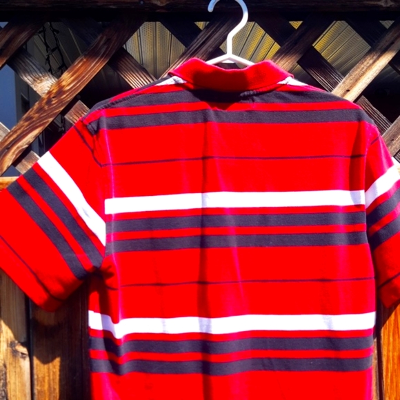 LA Gate Red striped Polo shirt - Picture 6 of 6